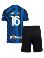 Inter Milan Davide Frattesi #16 Kotipaita Lasten 2024-25 Lyhythihainen (+ shortsit)